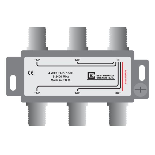 derivatore antenna da 15db con 4 uscite derivate